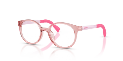 Miraflex MF4048 Kids' Glasses Frame in O823 Translucent Light Pink