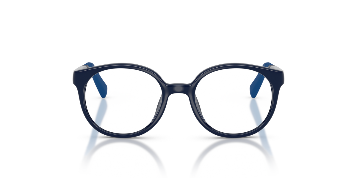 Miraflex MF4048 Kids' Glasses Frame in O824 Navy, front view