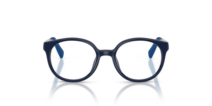Miraflex MF4048 Kids' Glasses Frame in O824 Navy, front view