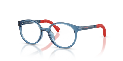 Miraflex MF4048 Kids' Glasses Frame in O825 Translucent Blue