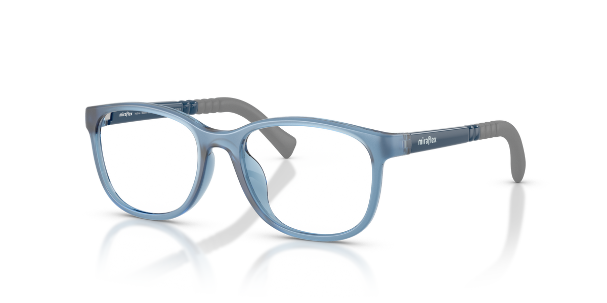 Miraflex MF4050 Kids' Glasses Frame in O833 Translucent Blue