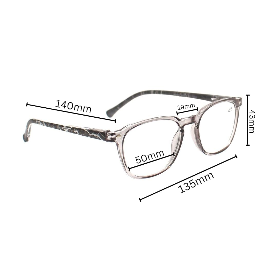 Esperto Rainy Gray reading glasses, view 4
