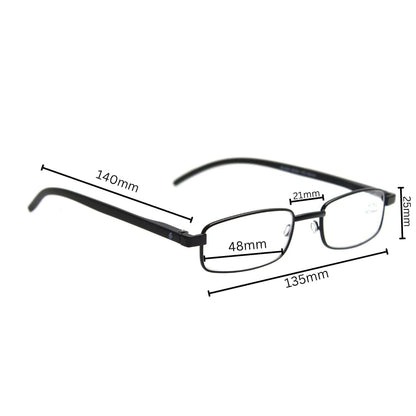 Esperto River Black reading glasses, view 4