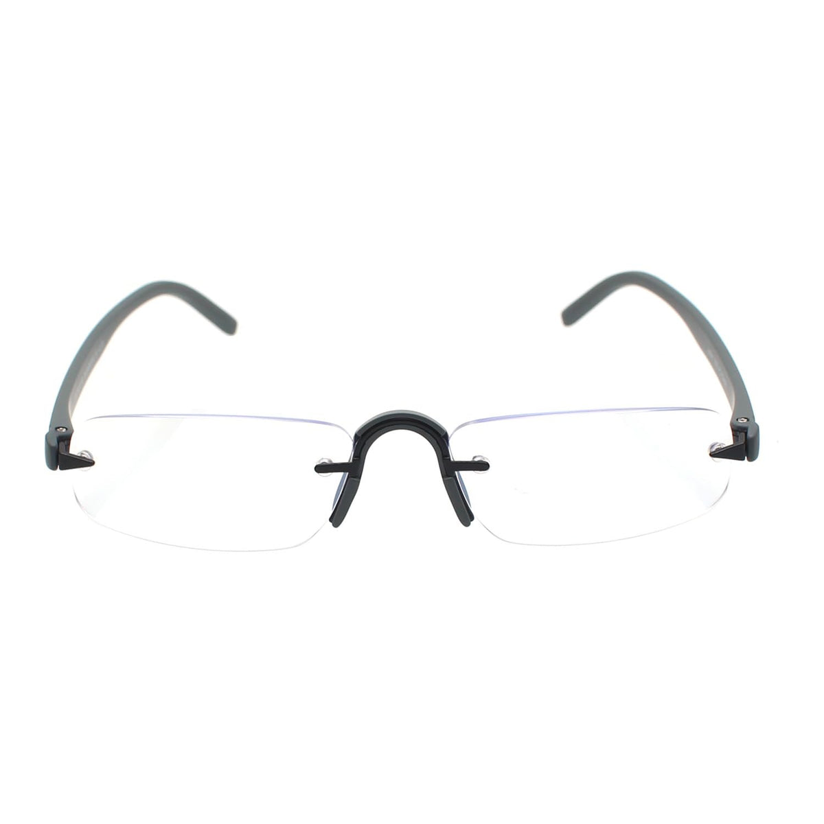 Esperto Jupiter Gray rimless blue cut reading glasses, view 5