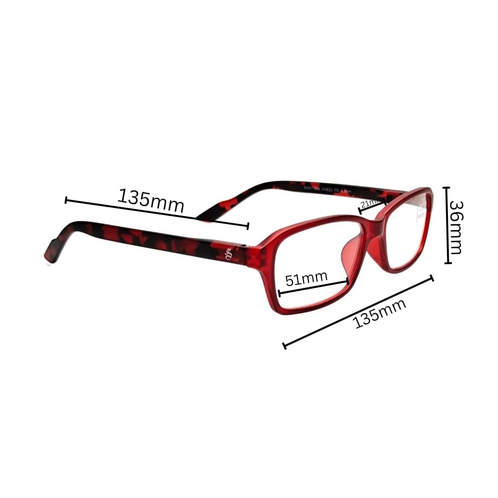 Esperto Martina Red reading glasses, view 4
