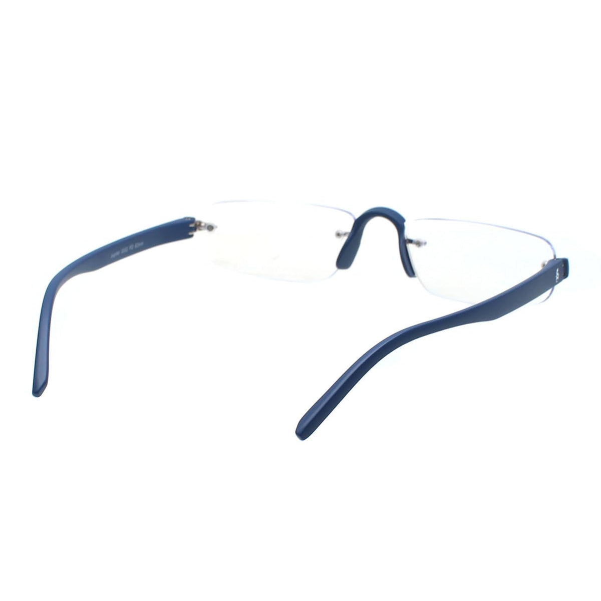 Esperto Jupiter Blue rimless blue cut reading glasses, view 9