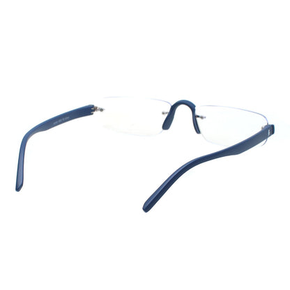 Esperto Jupiter Blue rimless blue cut reading glasses, view 9