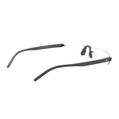 Esperto Jupiter Gray rimless blue cut reading glasses, view 8