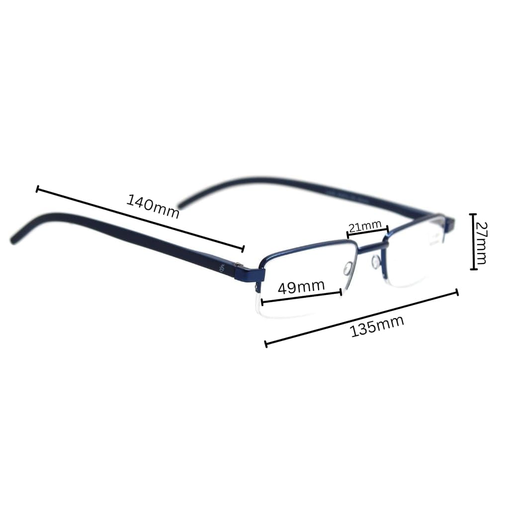 Esperto Lake Blue reading glasses, view 4