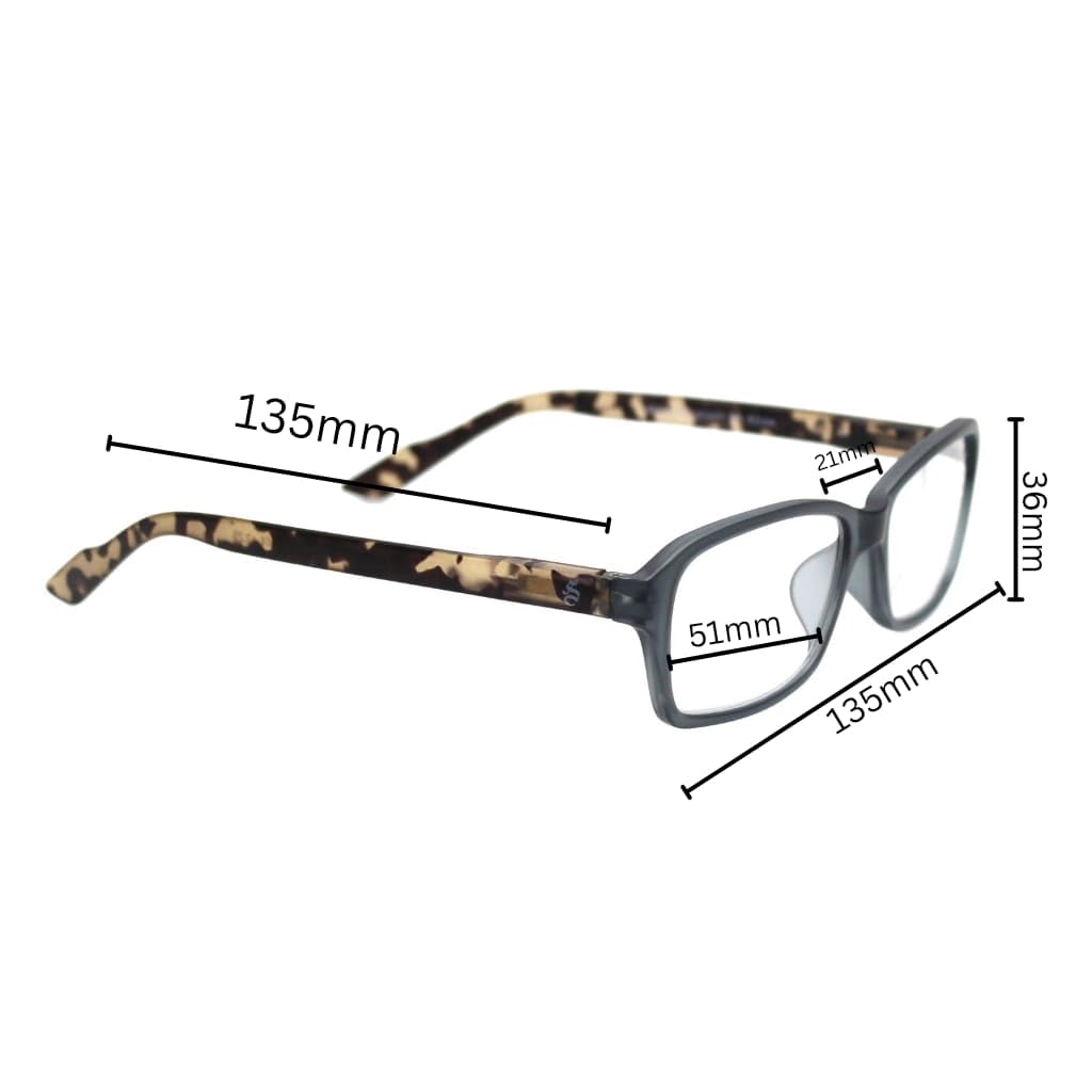Esperto Martina Black reading glasses, view 4