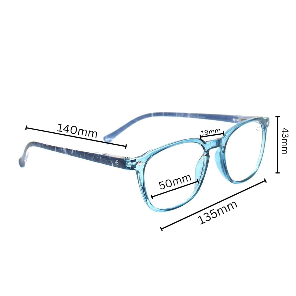 Esperto Rainy Blue reading glasses, view 4