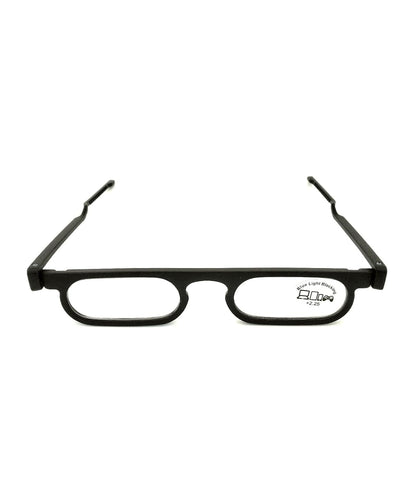 Esperto Move On thin blue cut reading glasses Black, front view