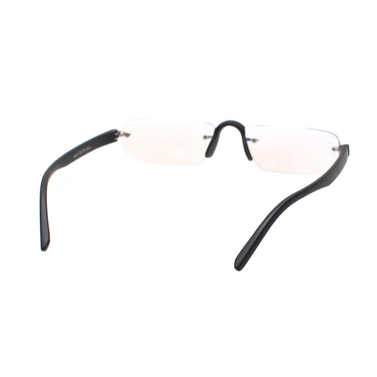 Esperto Jupiter Black rimless blue cut reading glasses, view 9