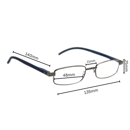 Esperto River Blue reading glasses, view 4