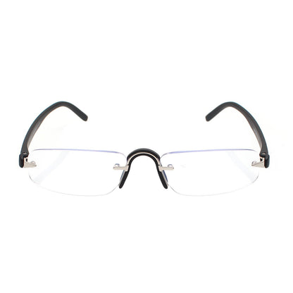 Esperto Jupiter Black rimless blue cut reading glasses, view 4