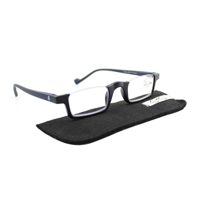Esperto Roady Black reading glasses with case