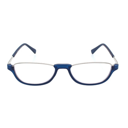 Esperto Saturn Blue blue cut reading glasses, front view