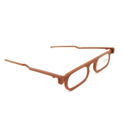 Esperto Move On thin blue cut reading glasses Brown, case