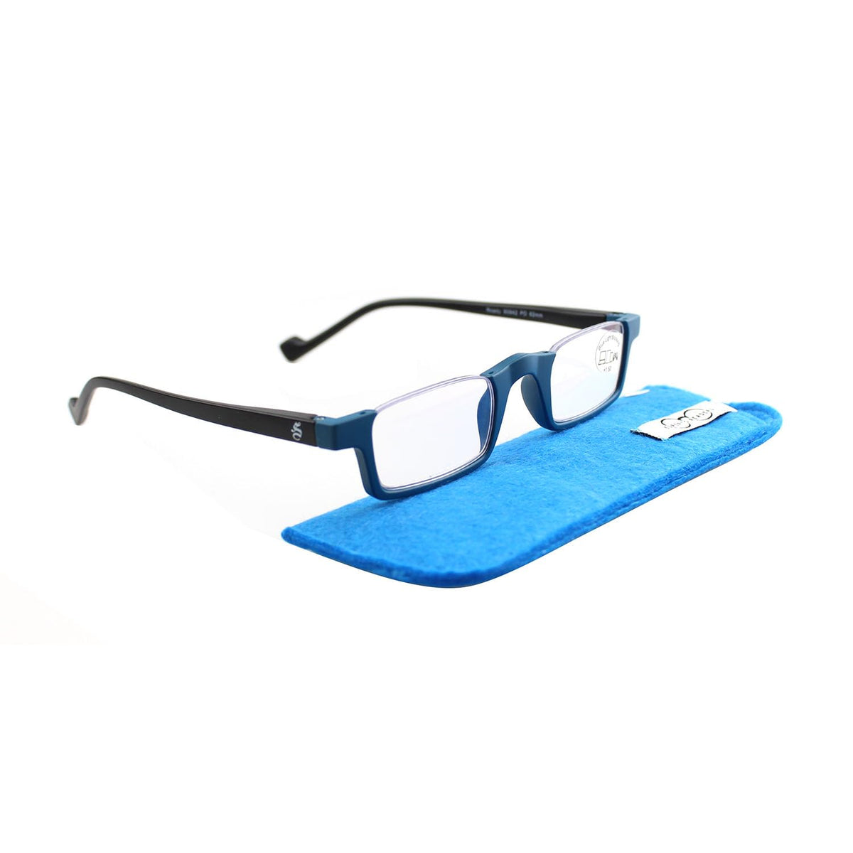 Esperto Roady Blue reading glasses with case