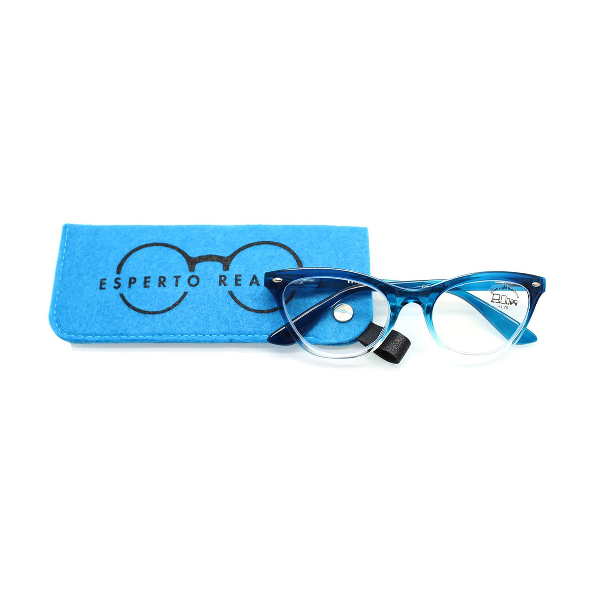Esperto Catty Blue reading glasses, view 6