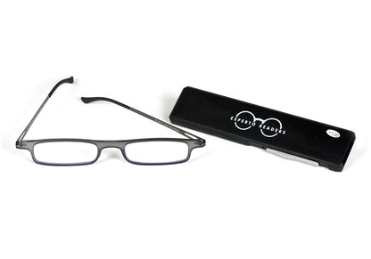 Esperto Flatty Gray reading glasses, view 2