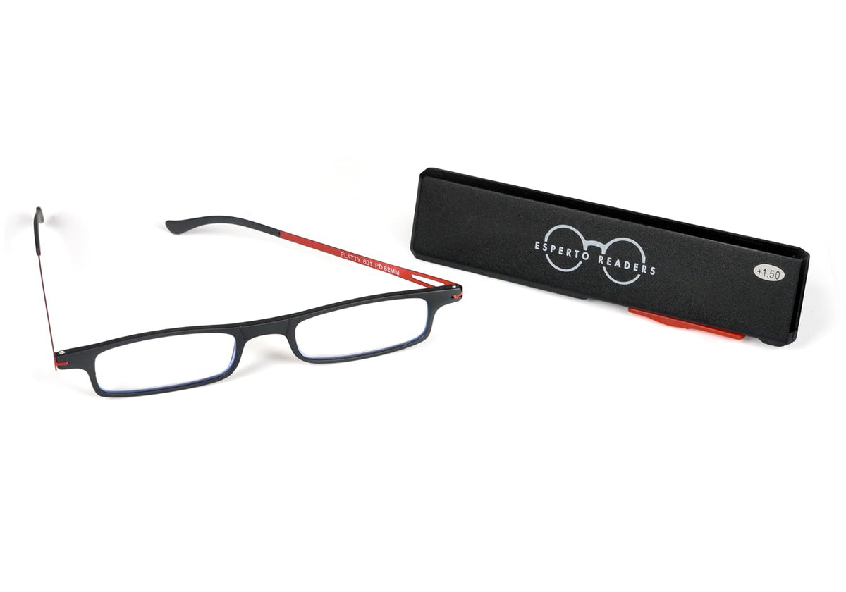 Esperto Flatty Black reading glasses, view 3