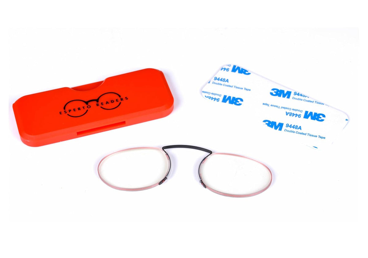 Esperto Nosey Black reading glasses, view 3