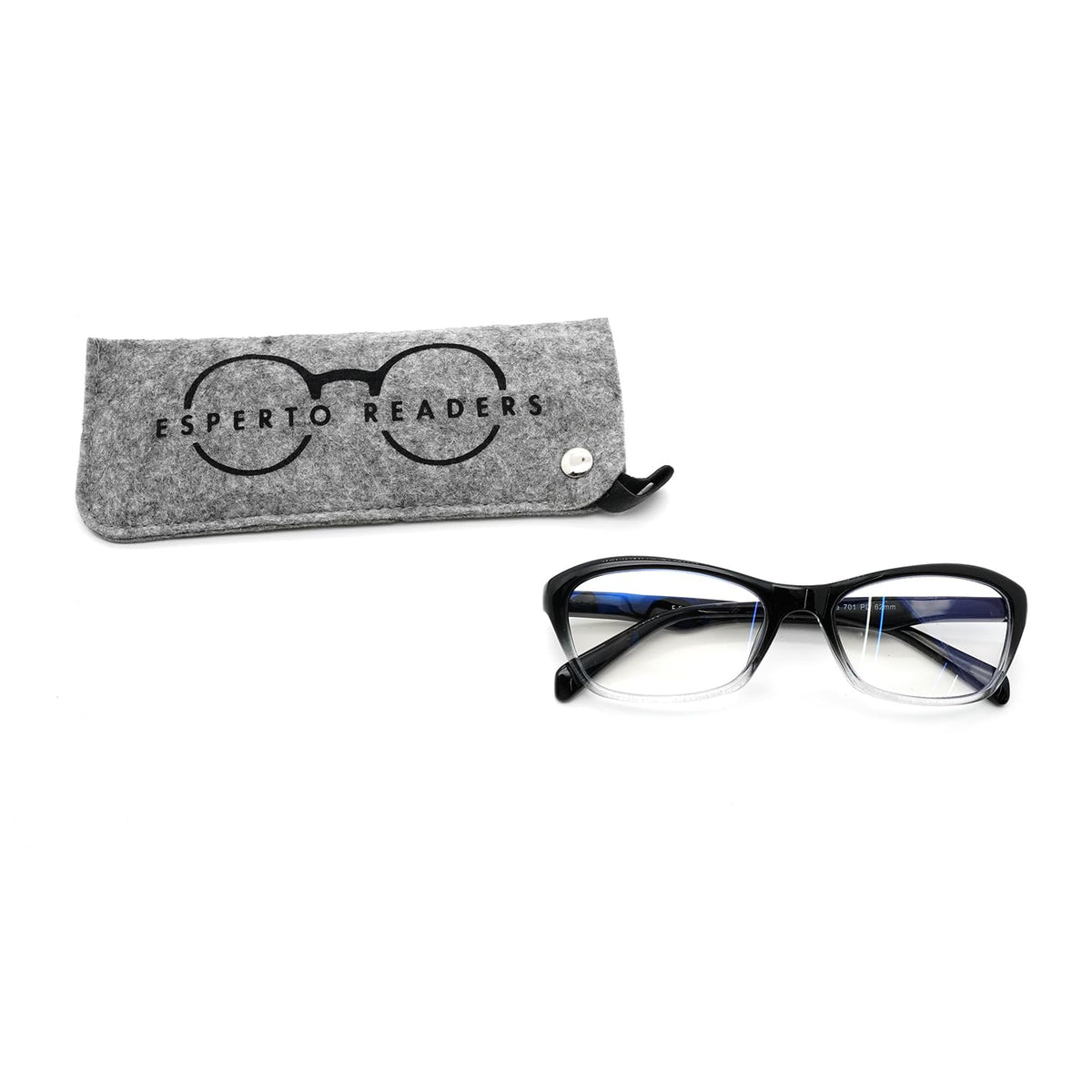 Esperto Birdie Black reading glasses, view 2