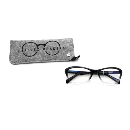Esperto Birdie Black reading glasses, view 2