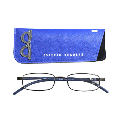Esperto River Blue reading glasses, view 6