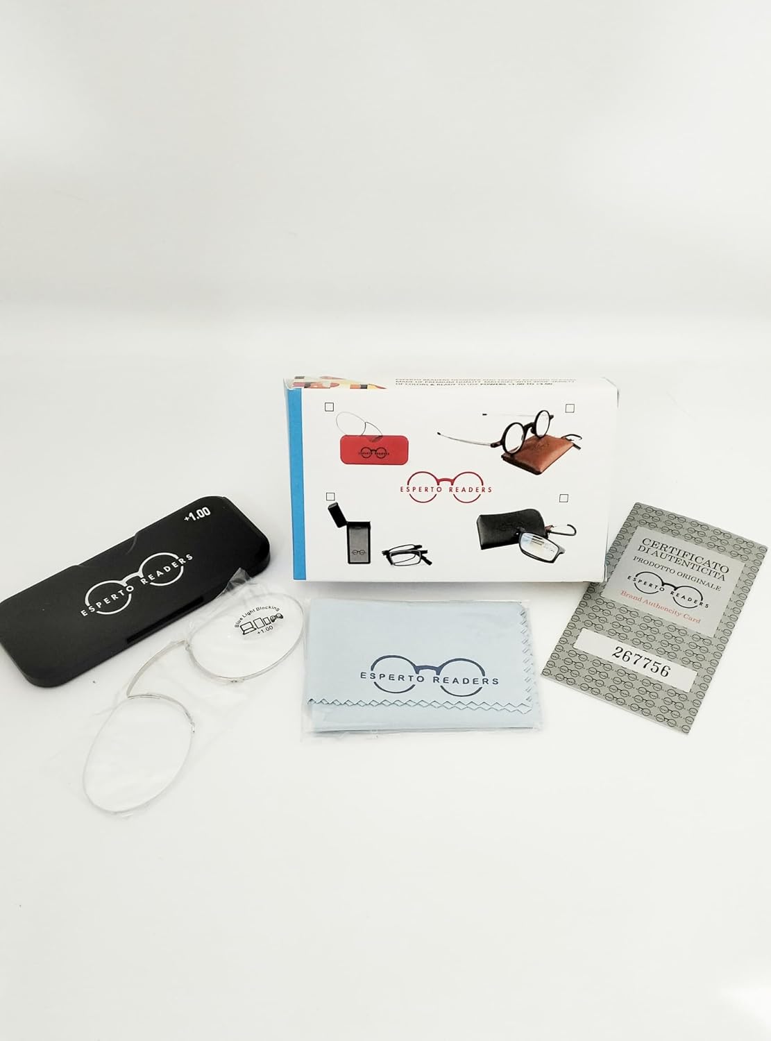 Esperto Nosey Silver reading glasses, view 5