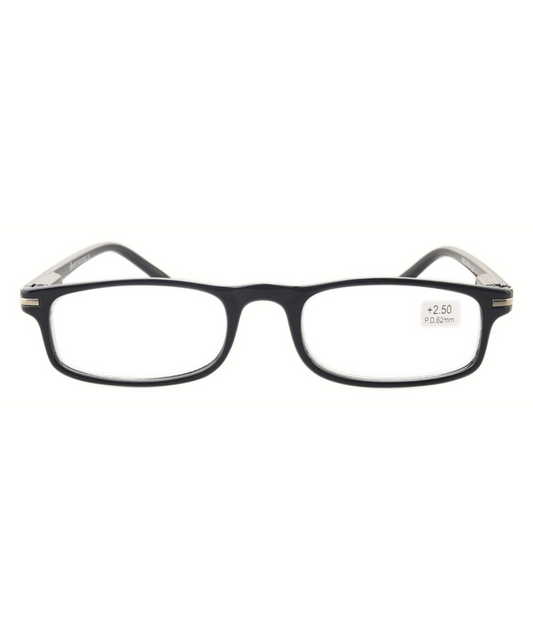 Esperto Readers | Race Reading Glasses Black +1.0 to +3.0