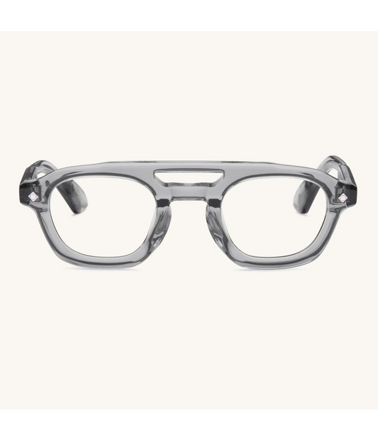 Lunetterie Generale | Piece De Resistance Grey Crystal & Palladium