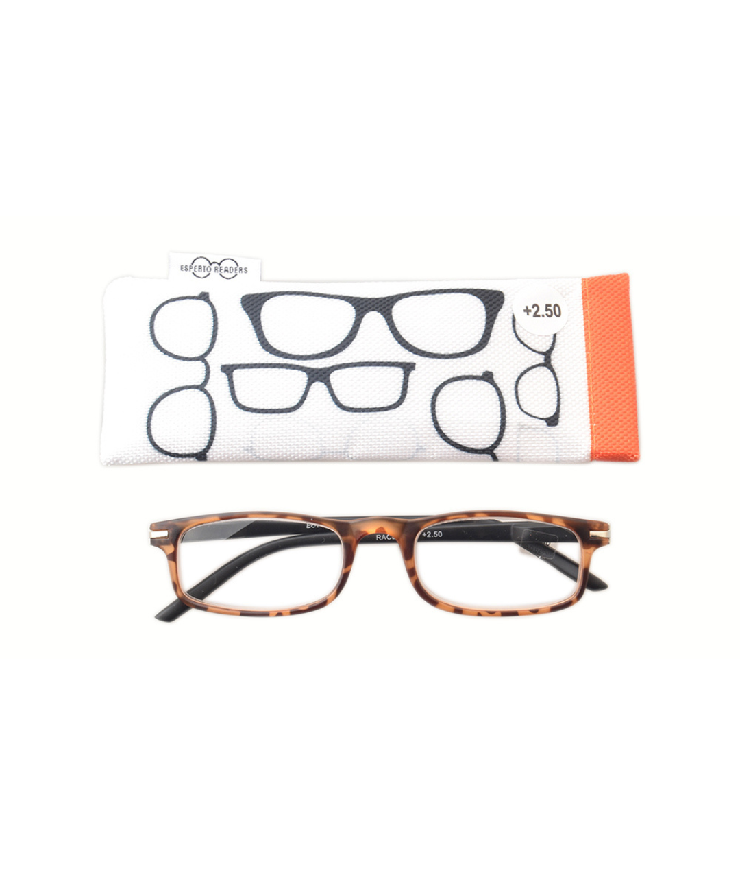 Esperto Readers | Race Reading Glasses Havana +1.0 to +3.0