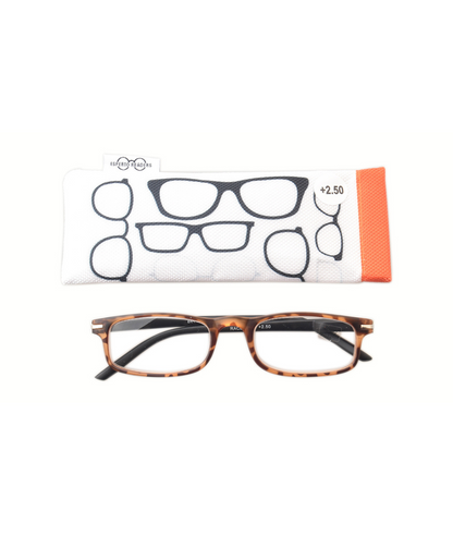 Esperto Readers | Race Reading Glasses Havana +1.0 to +3.0