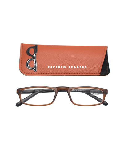 Esperto Readers | Athens Reading Glasses Brown +1.0 to +3.0
