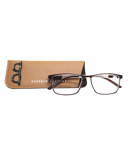 Esperto Readers | Wood Reading Glasses Brown +1.0 to +3.0