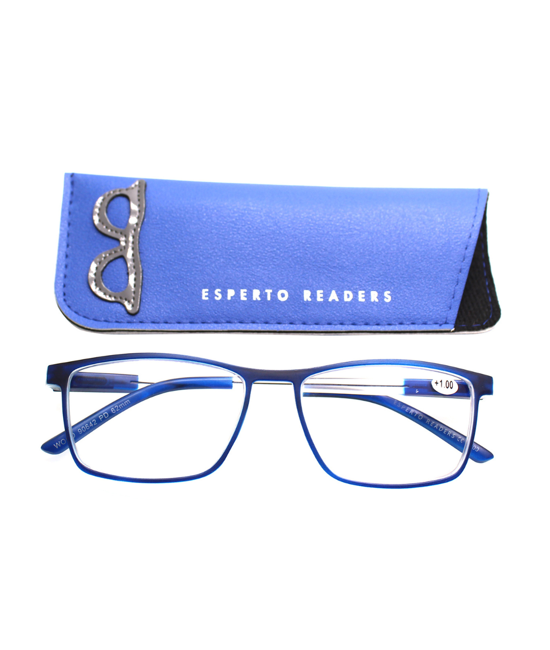 Esperto Readers | Wood Reading Glasses Blue +1.0 to +3.0
