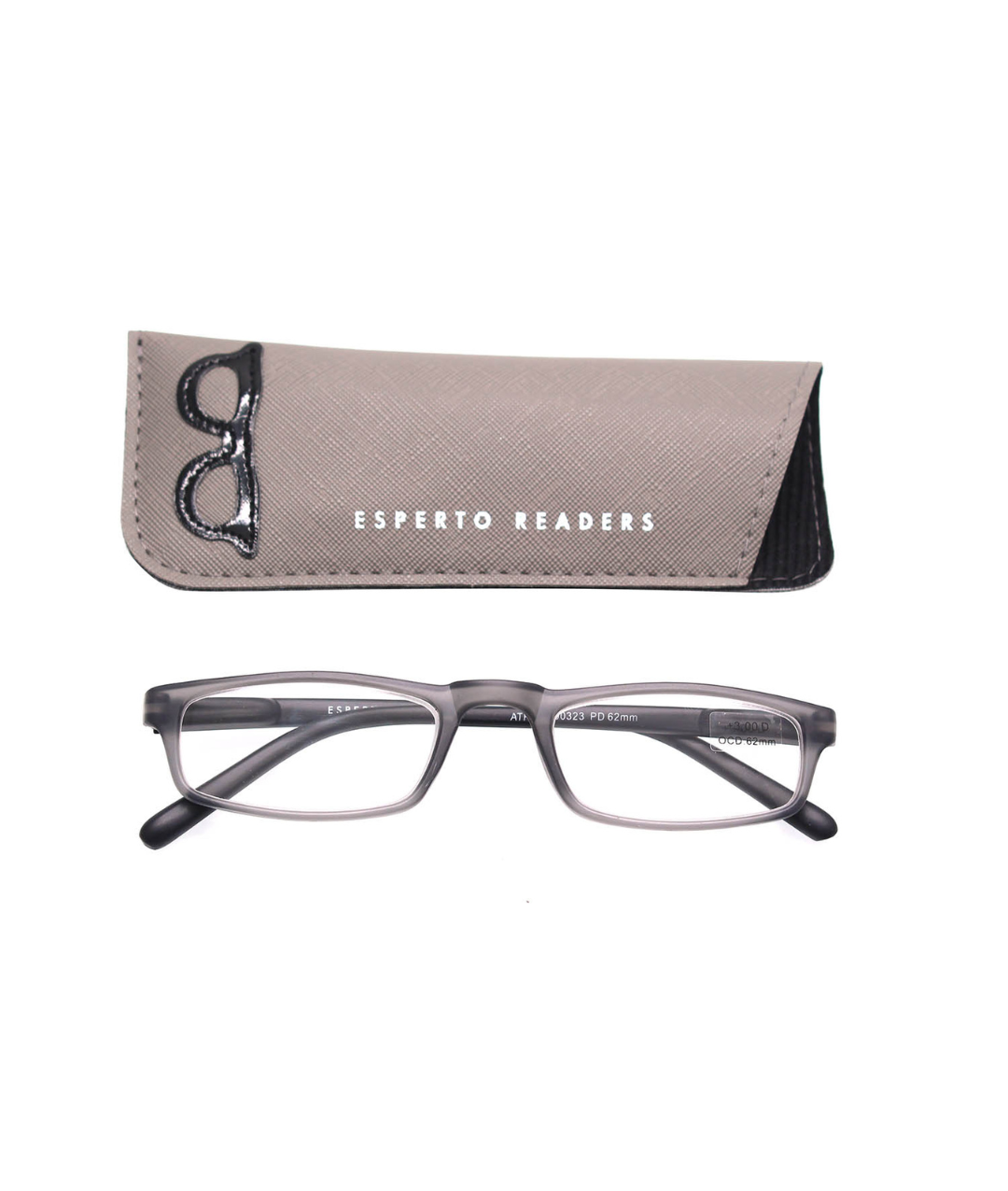 Esperto Readers | Athens Reading Glasses Grey +1.0 to +3.0