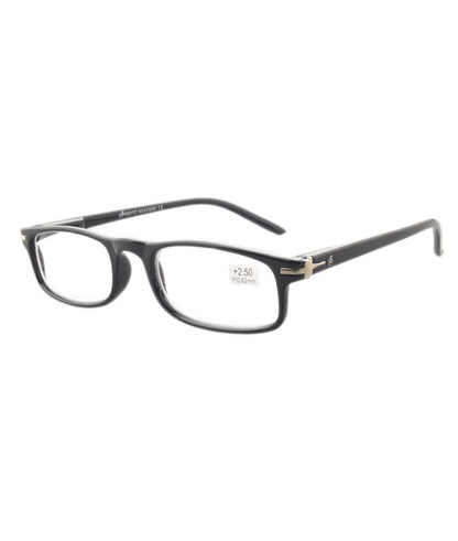 Esperto Readers | Race Reading Glasses Black +1.0 to +3.0