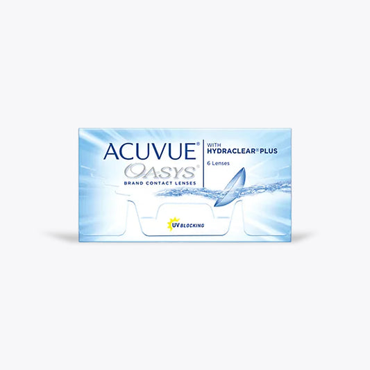 Acuvue Oasys with Hydraclear Plus Bi-Weekly Contact Lenses (Pack of 6)