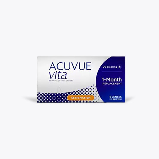 Acuvue Vita Toric Monthly Disposable Contact Lenses for Astigmatism (Pack of 6)