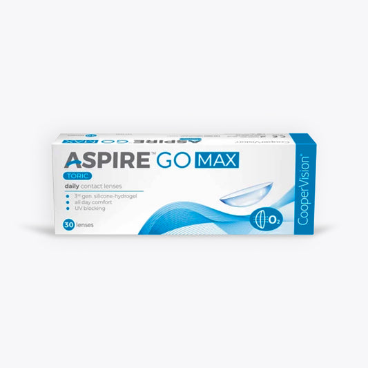 Aspire GO Max Toric Daily Disposable Contact Lenses for Astigmatism (Pack of 30)
