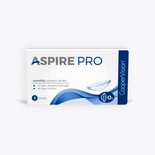 Aspire Pro Monthly Disposable Contact Lenses (Pack of 3 or 6)