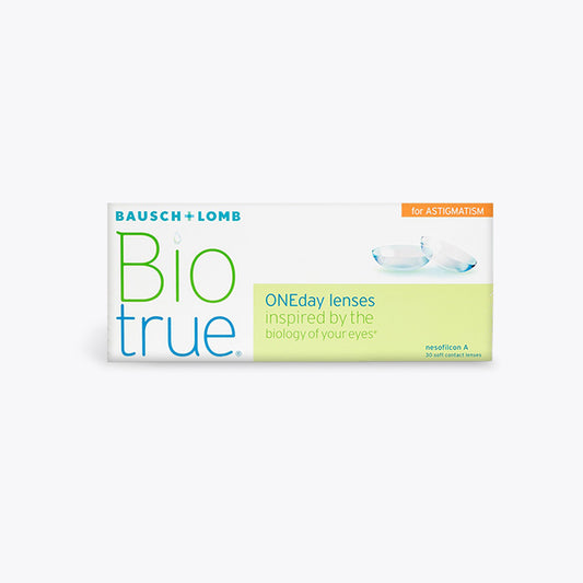 Biotrue ONEday Toric Daily Disposable Contact Lenses for Astigmatism (Pack of 30)