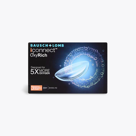 iConnect Oxyrich Monthly Disposable Contact Lenses (Pack of 3)