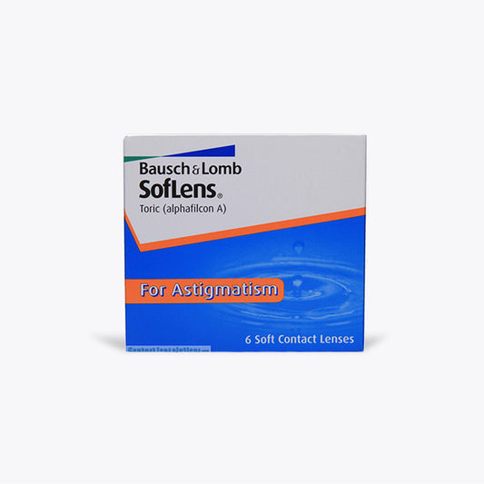 Soflens 66 Toric Monthly Disposable Contact Lenses for Astigmatism (Pack of 6)